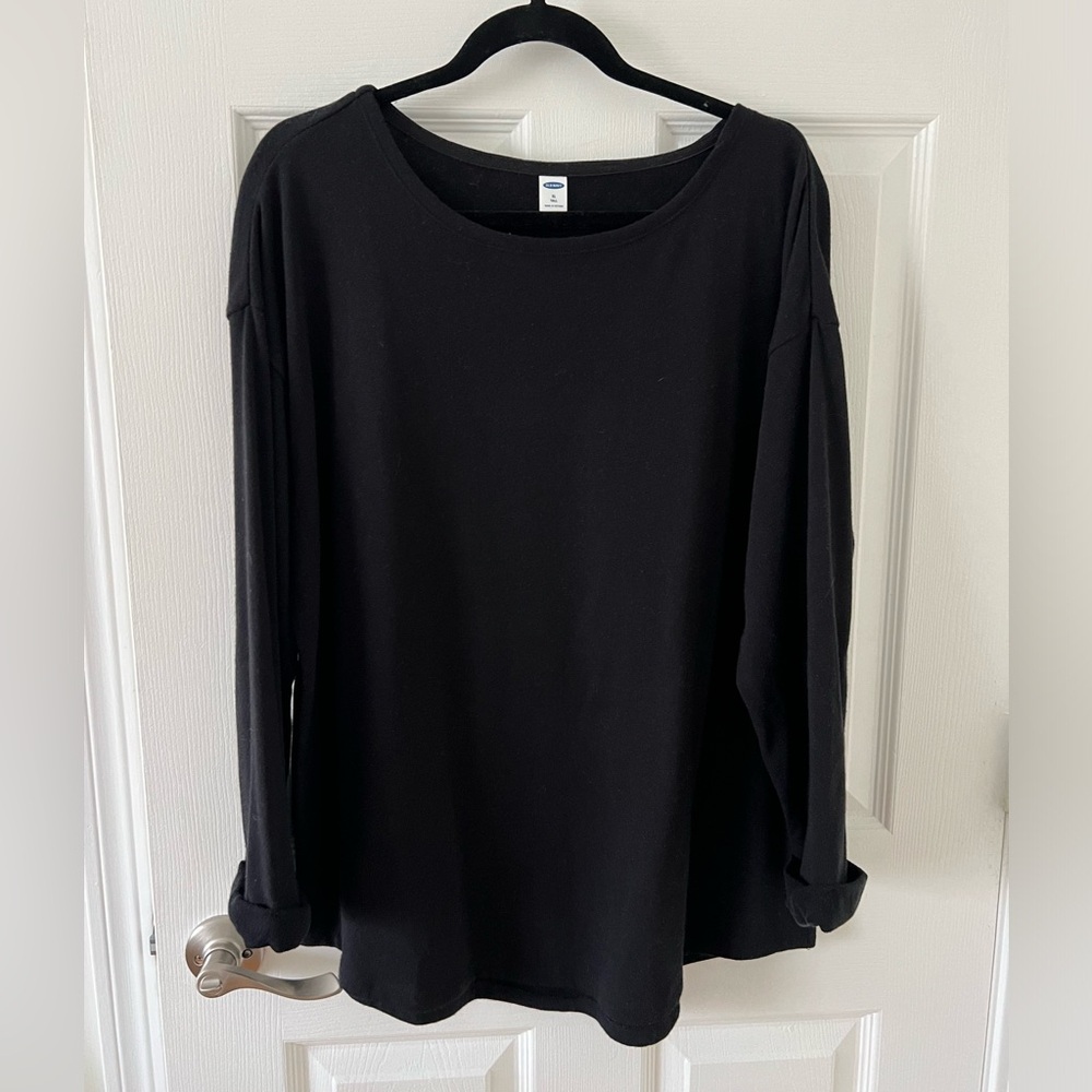 Old Navy Black Tunic Shirt - XL TALL